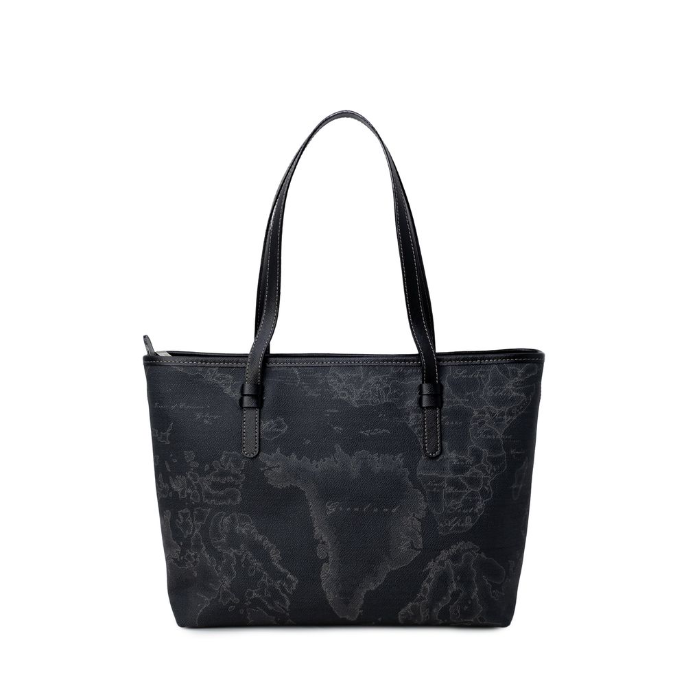 Alviero Martini Prima Classe Black Leather Handbag Alviero Martini Prima Classe Dark Slate Gray
