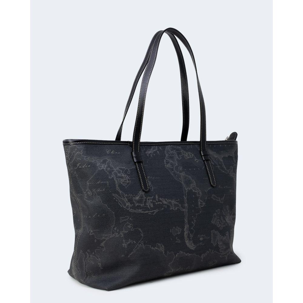 Alviero Martini Prima Classe Black Polyester Handbag Alviero Martini Prima Classe Lavender