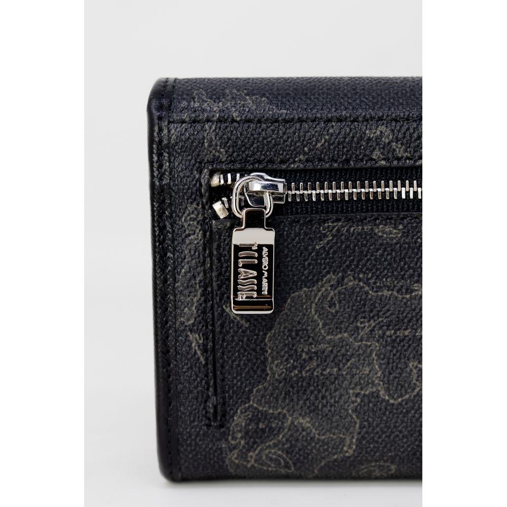 Alviero Martini Prima Classe Black Leather Wallet Alviero Martini Prima Classe Dark Slate Gray