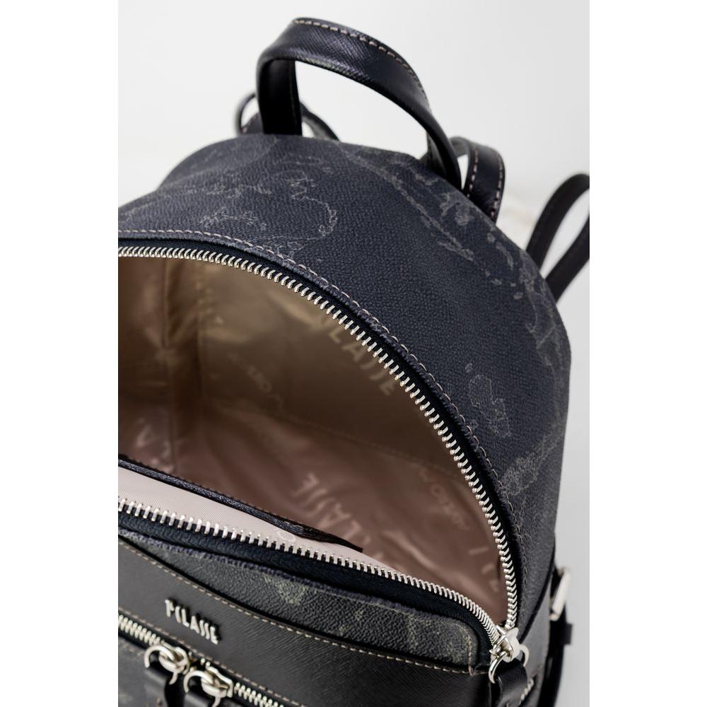 Alviero Martini Prima Classe Black Leather Backpack Alviero Martini Prima Classe Dark Slate Gray