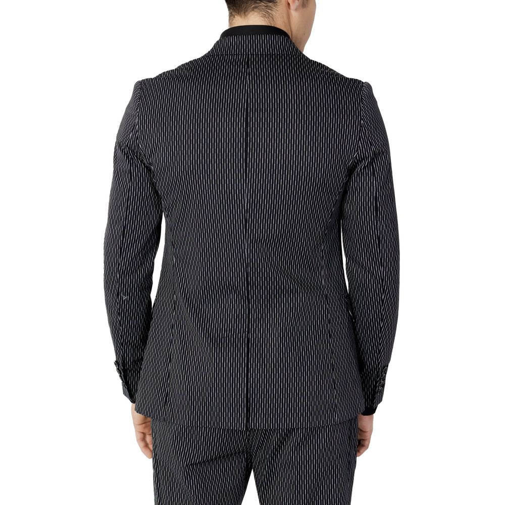Antony Morato Black Cotton Blazer Antony Morato Black