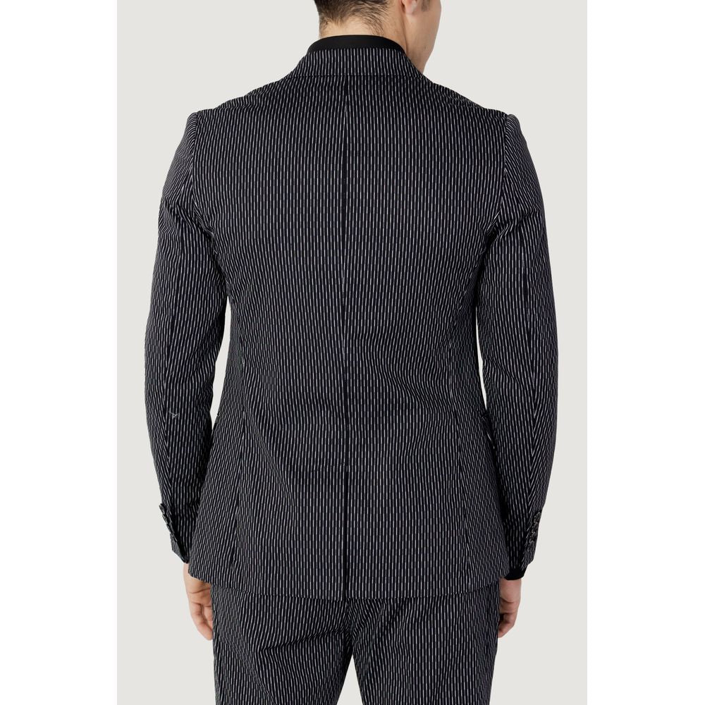 Antony Morato Black Cotton Blazer Antony Morato Light Gray