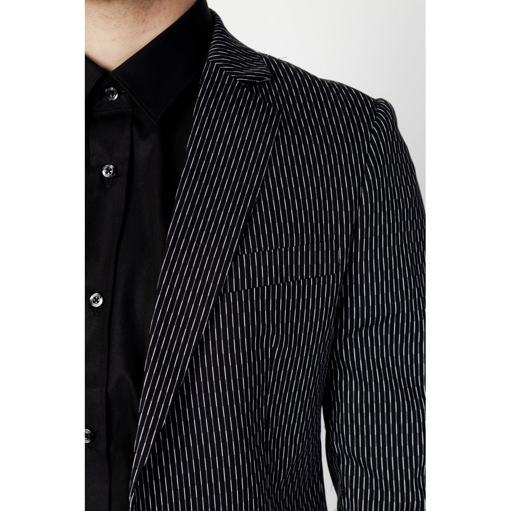 Antony Morato Black Cotton Blazer Antony Morato Light Gray