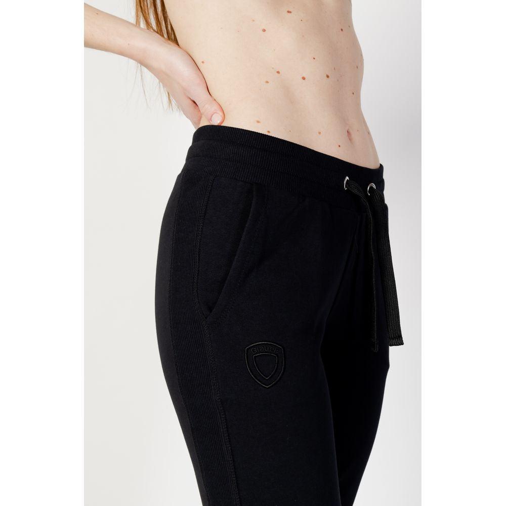 Blauer Black Cotton Joggers (Workout Pants)