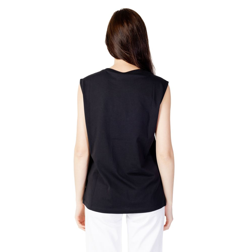 Blauer Black Cotton Tops & T-Shirt Blauer Black