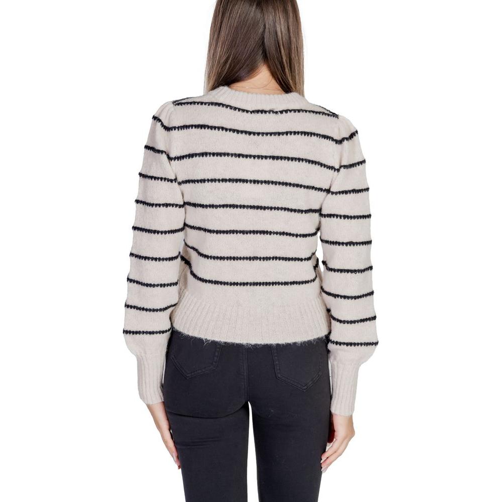 Jacqueline De Yong Gray Polyester Sweater Jacqueline De Yong Dark Slate Gray
