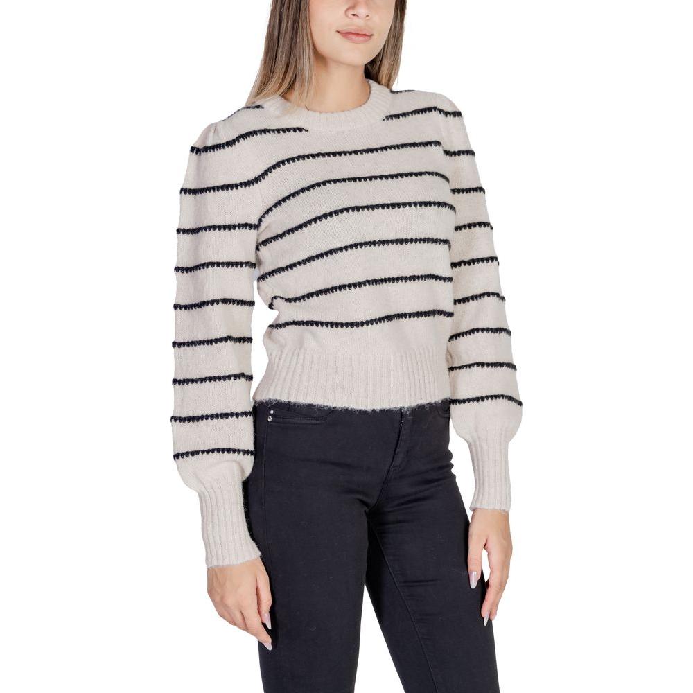Jacqueline De Yong Gray Polyester Sweater Jacqueline De Yong Dark Slate Gray