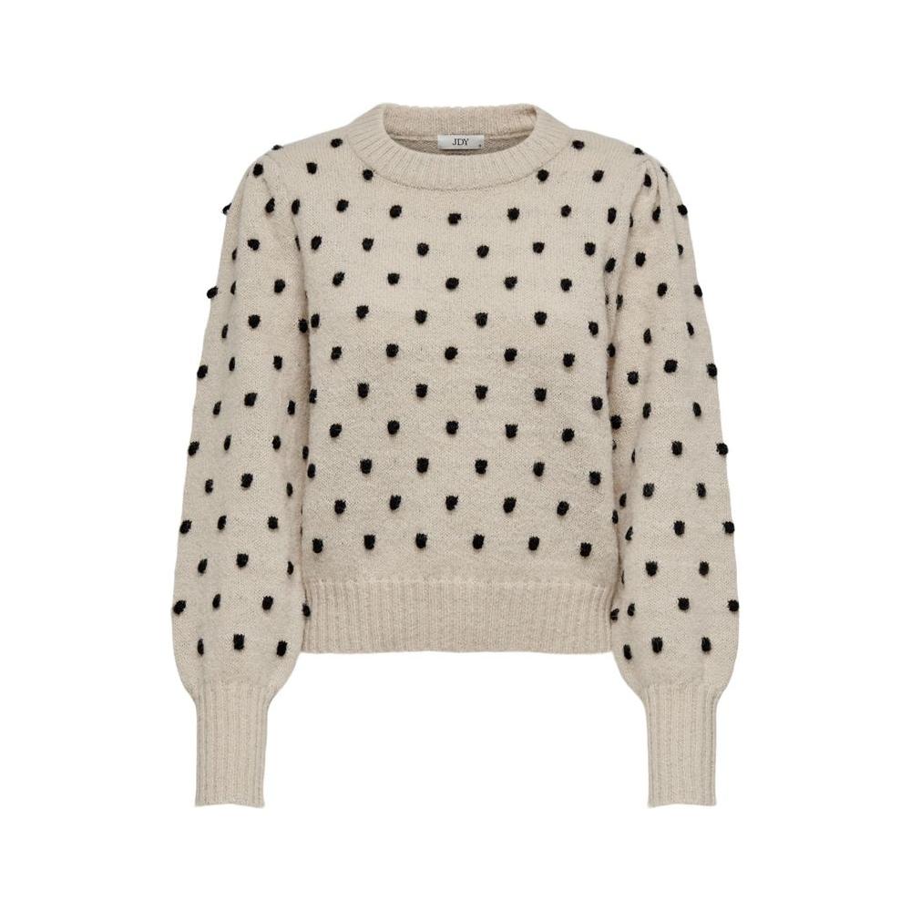 Jacqueline De Yong Beige Polyester Sweater Jacqueline De Yong Gray