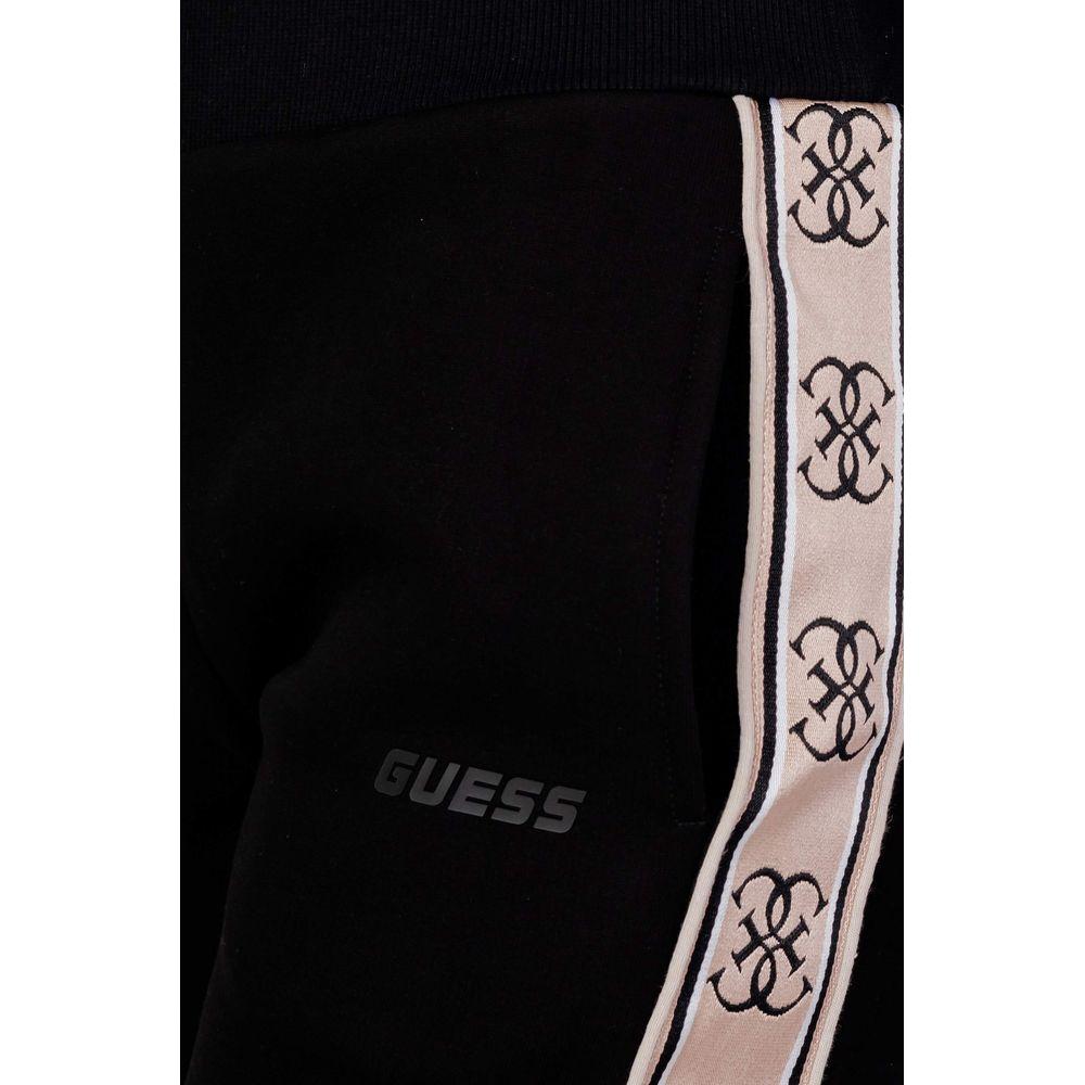 Guess Active Black Cotton Jeans & Pant Guess Active Gray