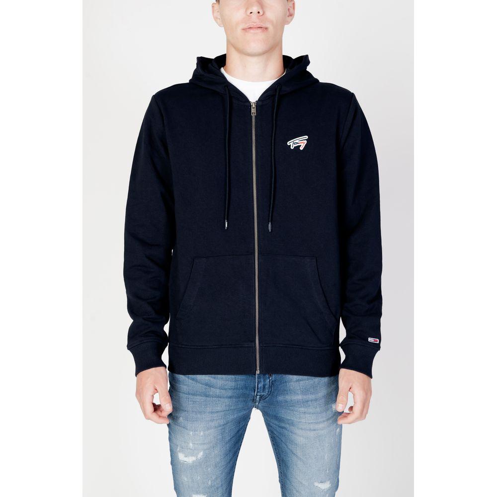Tommy Hilfiger Jeans Blue Organic Cotton Sweater Tommy Hilfiger Jeans Black