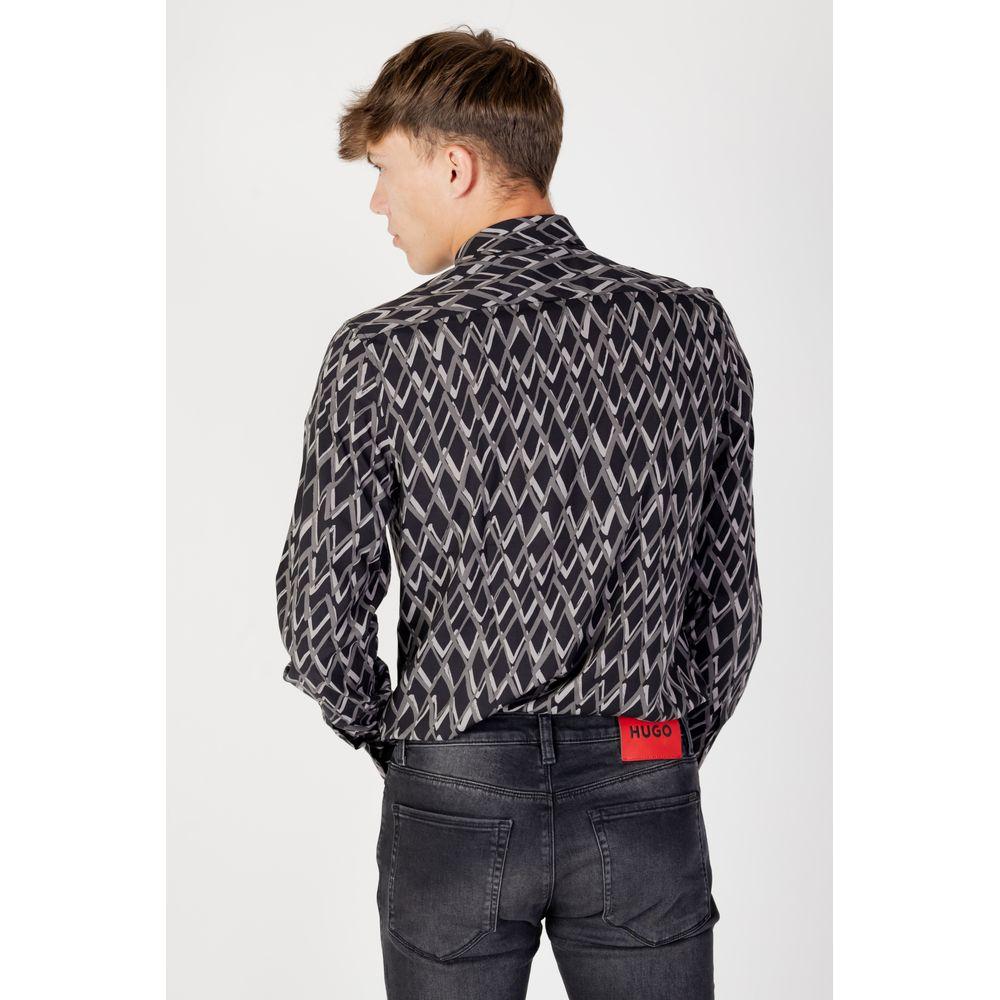 Antony Morato Black Cotton Shirt Antony Morato Light Gray