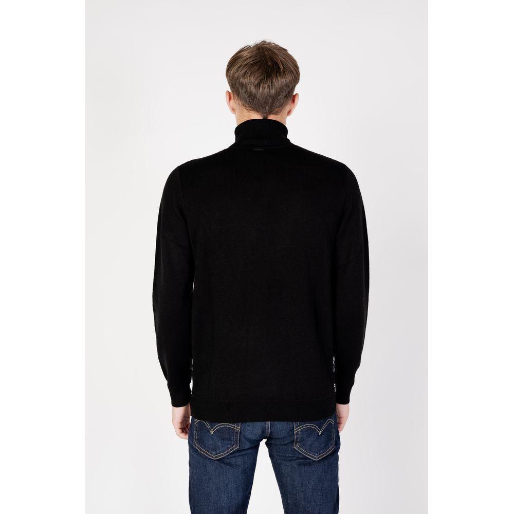 Antony Morato Black Wool Sweater Antony Morato Lavender