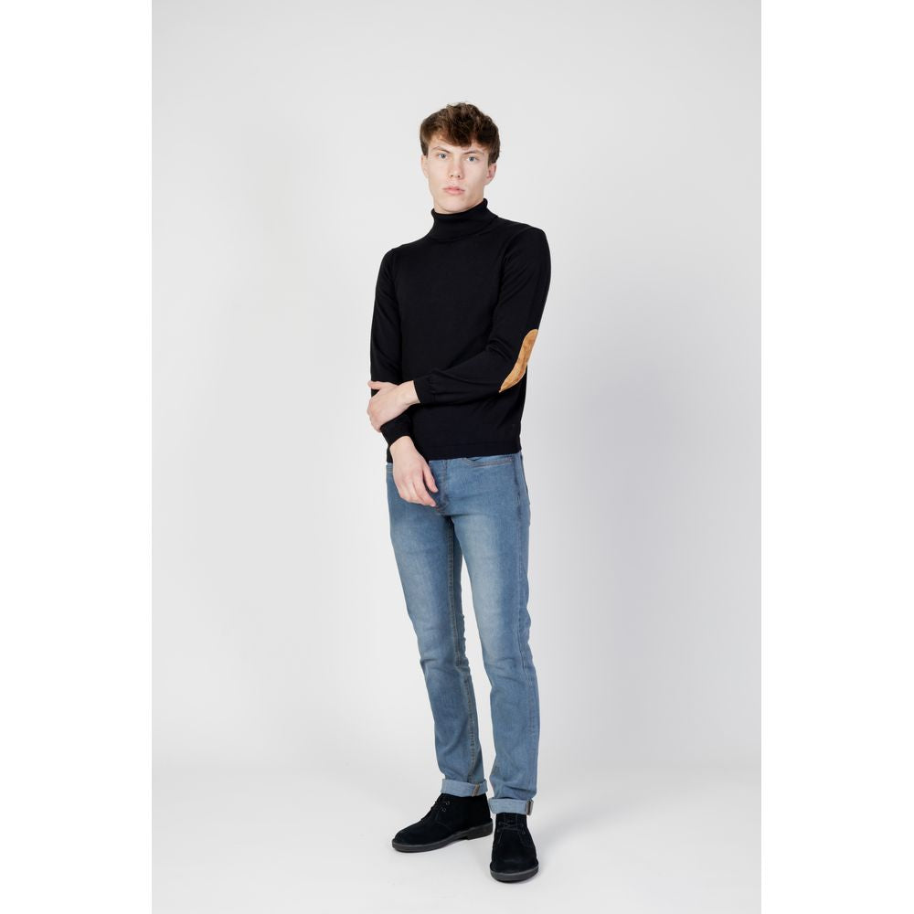Alviero Martini Prima Classe Black Viscose Sweater Alviero Martini Prima Classe Light Gray