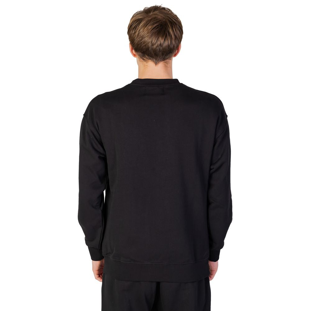 Underclub Black Cotton Sweater Underclub Black