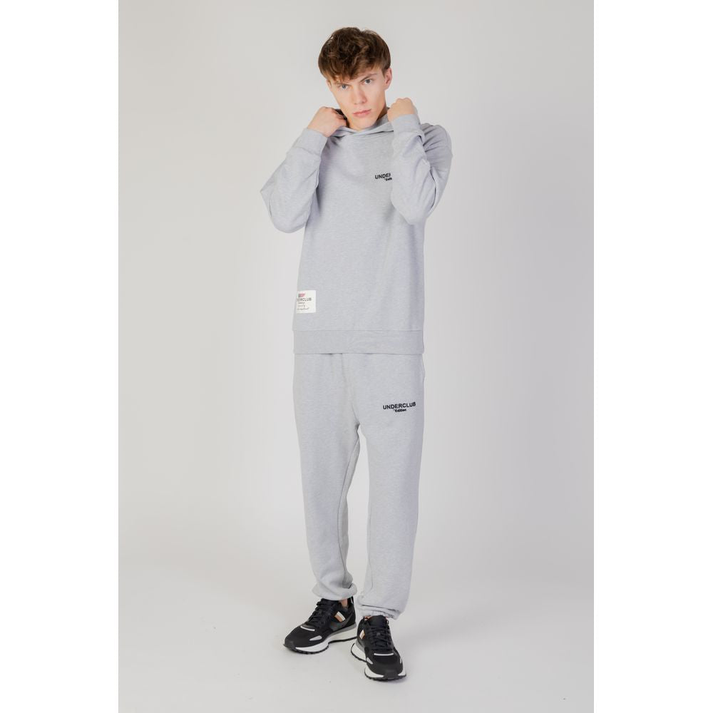 Underclub Gray Cotton Sweater Underclub Light Gray