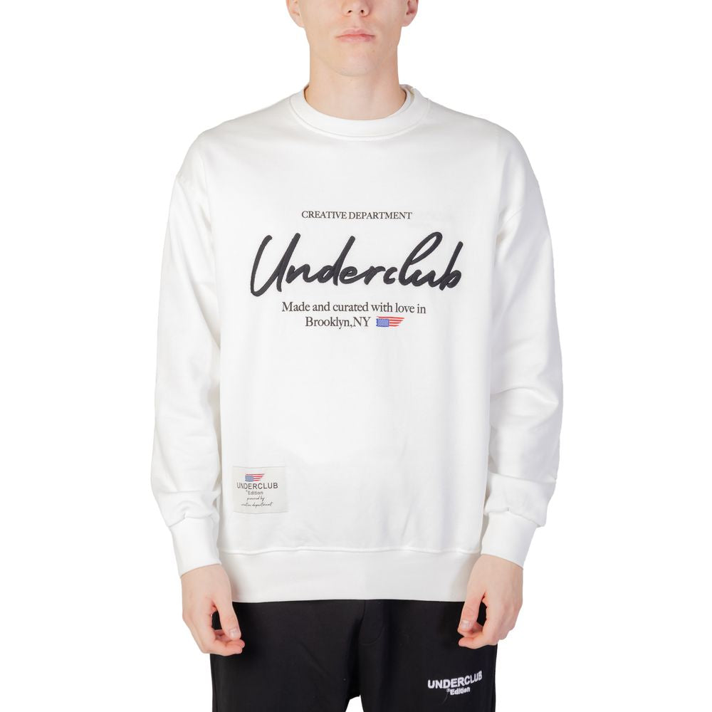 Underclub White Cotton Sweatshirt