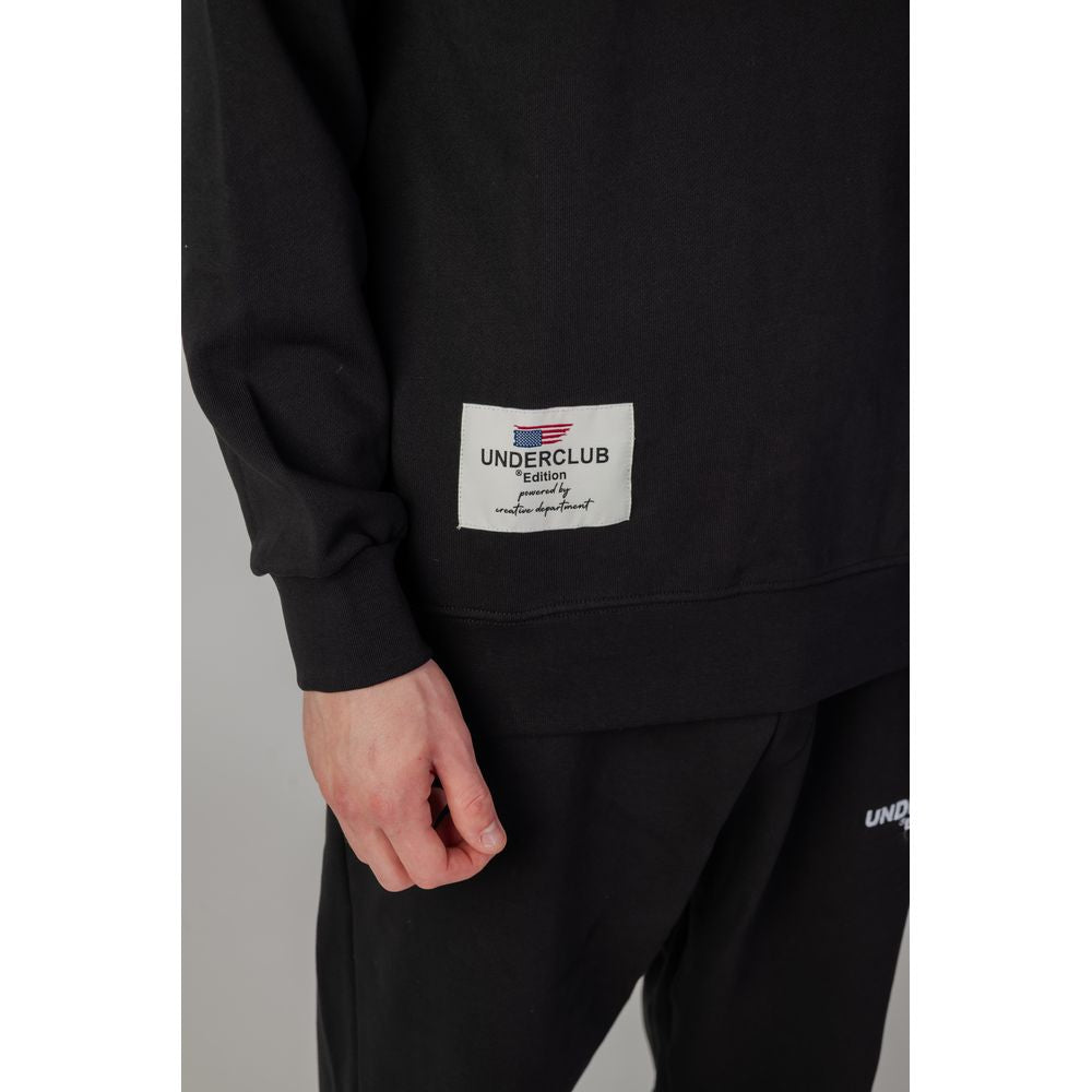 Underclub Black Cotton Sweater Underclub Black