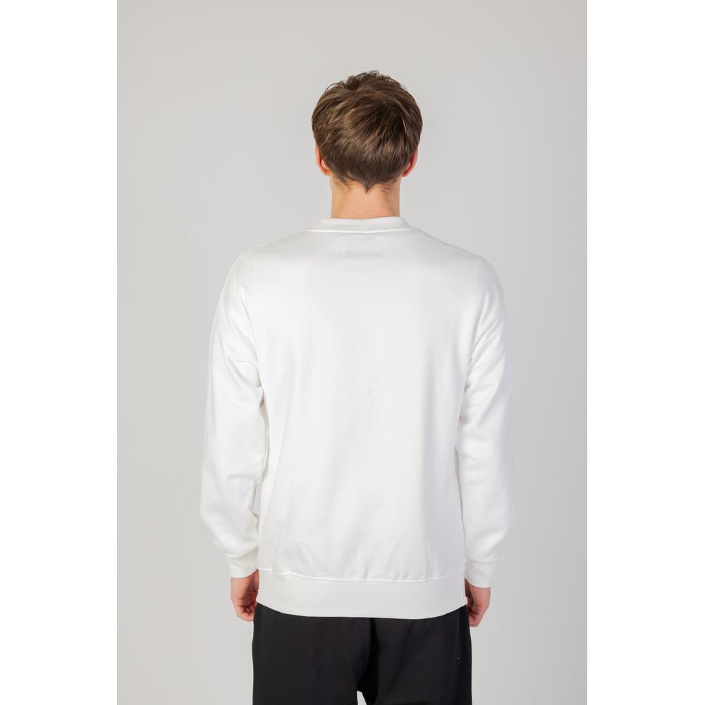 Underclub White Cotton Sweater Underclub Light Gray