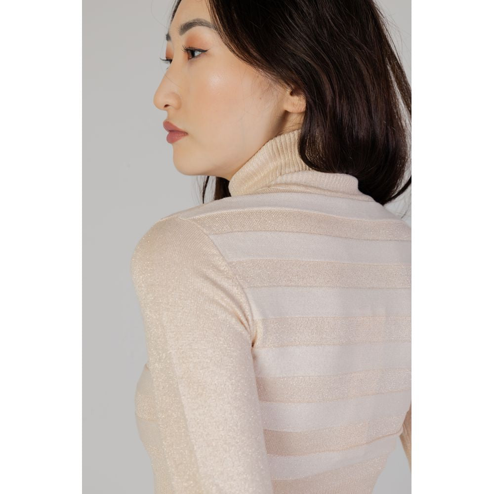 Morgan De Toi Pink Viscose Sweater Morgan De Toi Gray