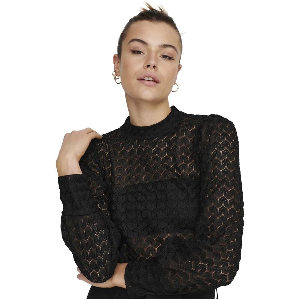 Jacqueline De Yong Black Polyester Tops & T-Shirt Jacqueline De Yong Rosy Brown