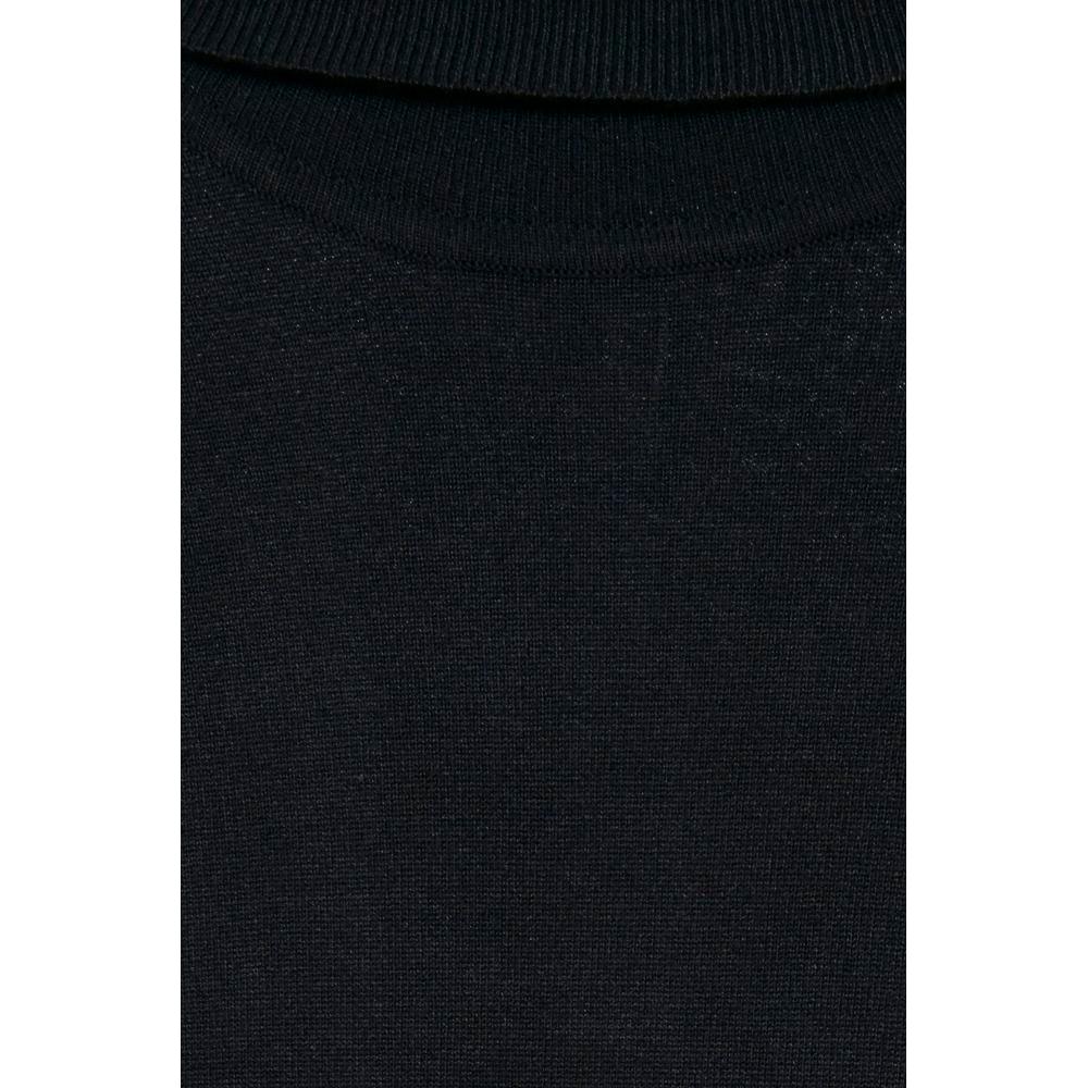 ICHI Black Viscose Sweater ICHI Black