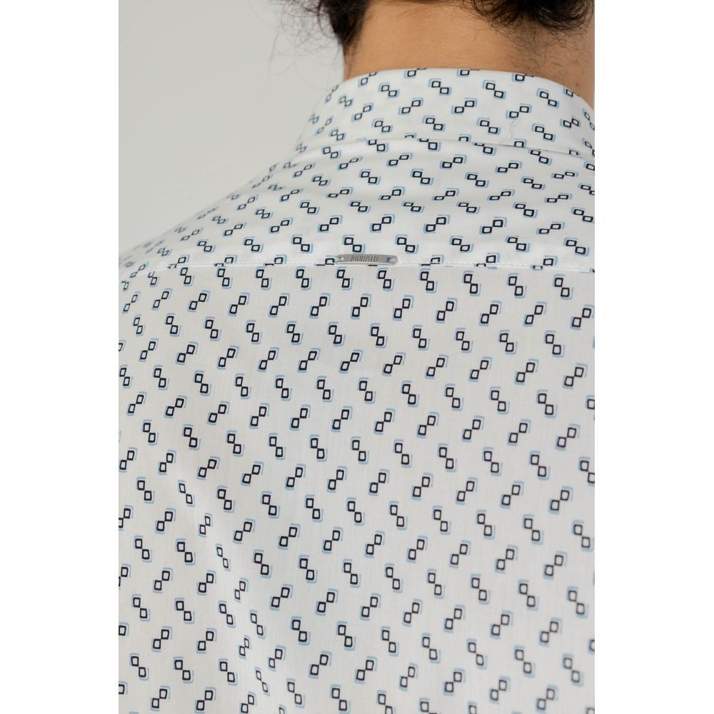Antony Morato White Viscose Shirt Antony Morato Gray