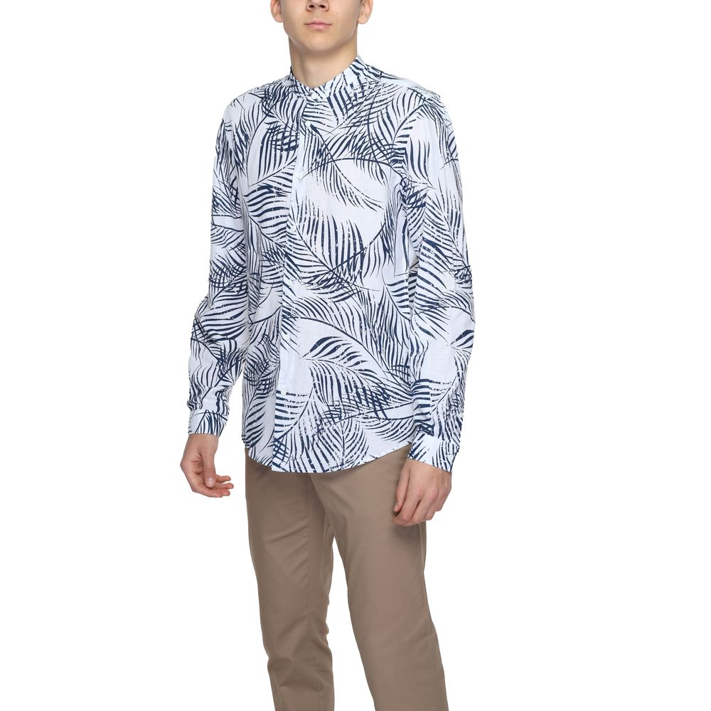 Antony Morato Blue Cotton Shirt Antony Morato Gray