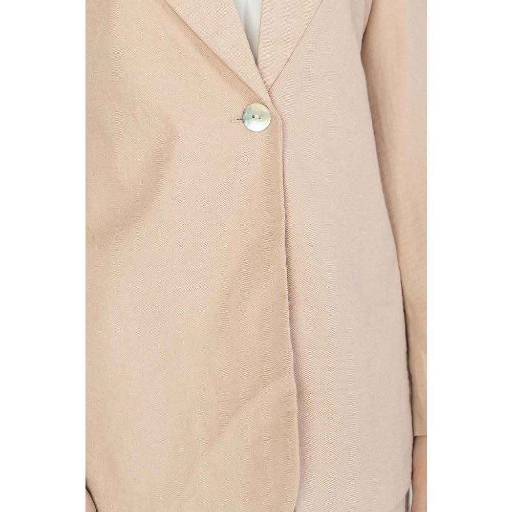 Vero Moda Pink Viscose Suits & Blazer Vero Moda Gray