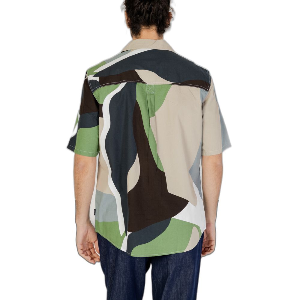 Only & Sons Green Cotton Shirt Only & Sons Dark Gray