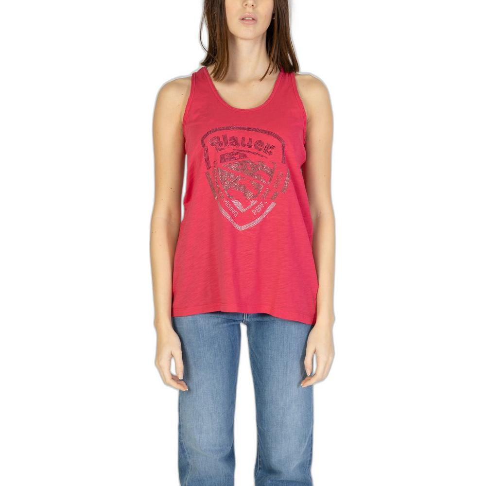Blauer Pink Cotton Tops & T-Shirt Blauer Rosy Brown