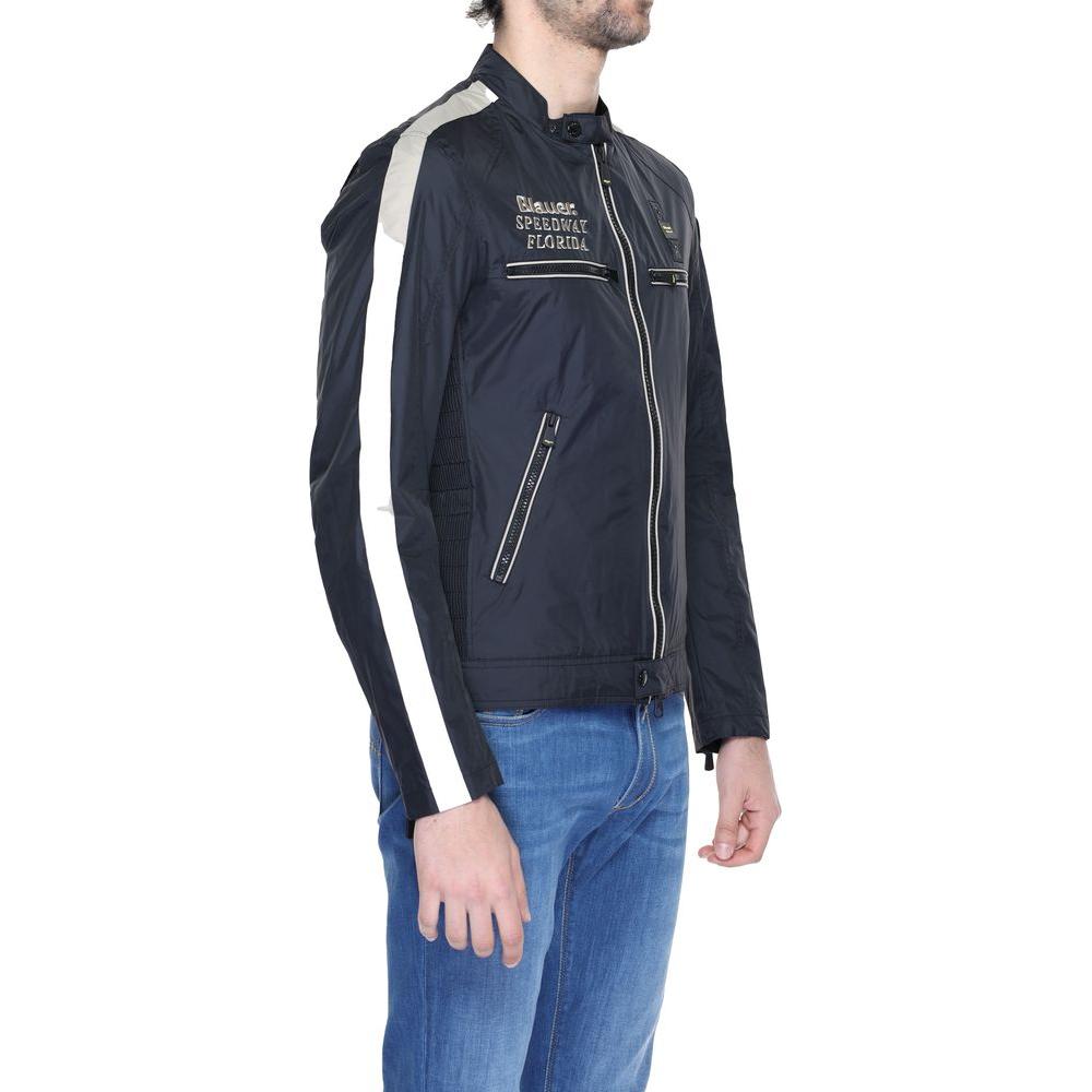 Blauer Black Polyamide Jacket Blauer Dark Slate Gray