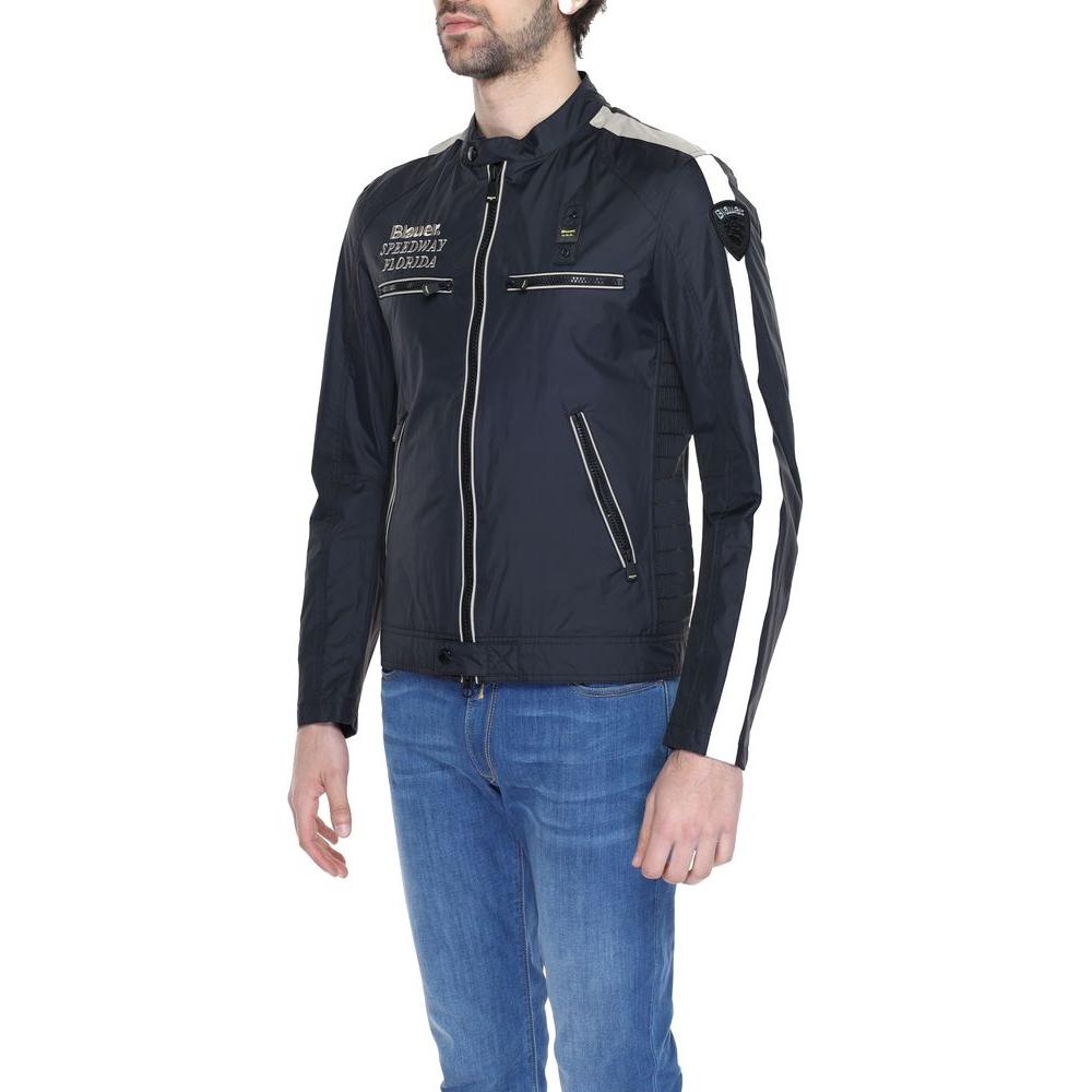 Blauer Black Polyamide Jacket Blauer Dark Slate Gray