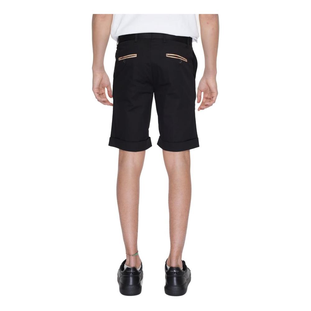 Alviero Martini Prima Classe Black Cotton Short Alviero Martini Prima Classe Gray