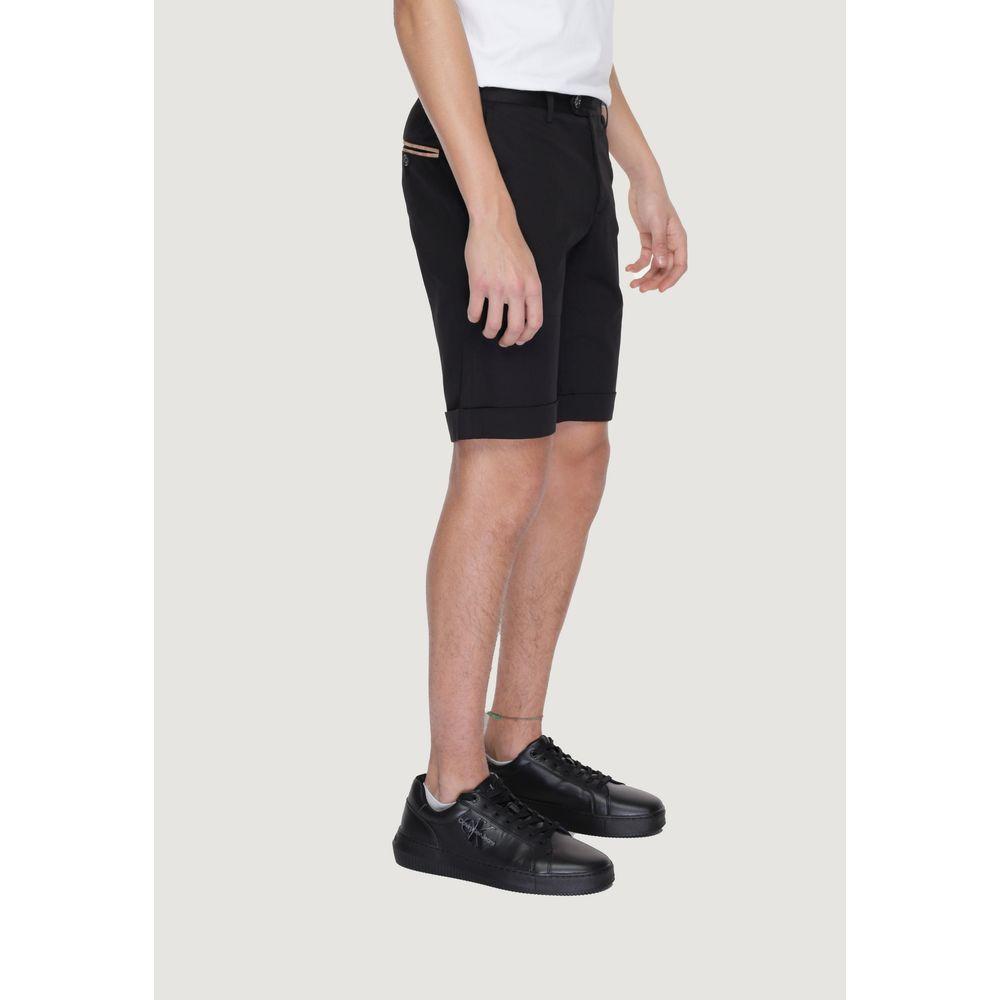 Alviero Martini Prima Classe Black Cotton Short Alviero Martini Prima Classe Light Gray