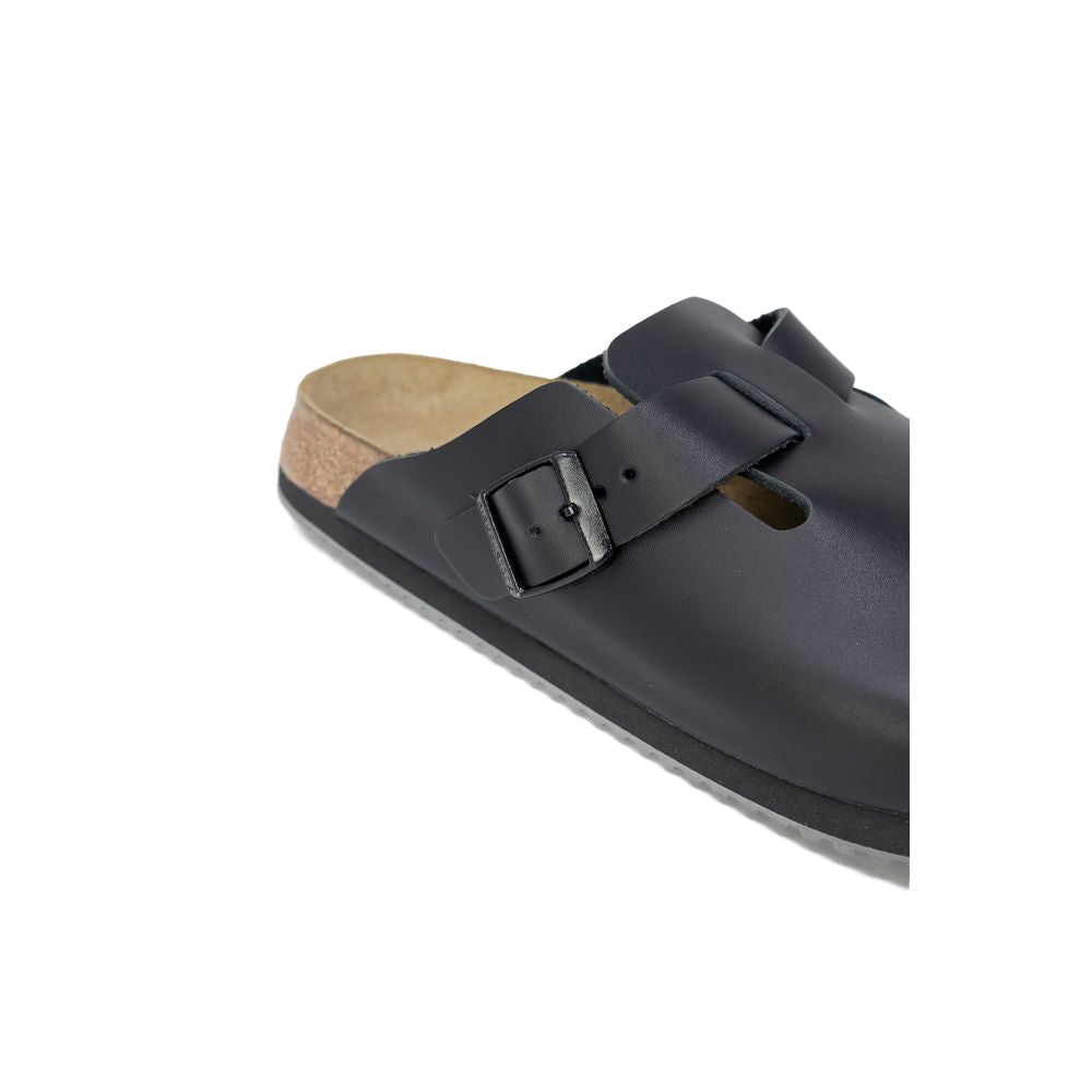 Birkenstock Black Leather Sandal Birkenstock Dark Slate Gray