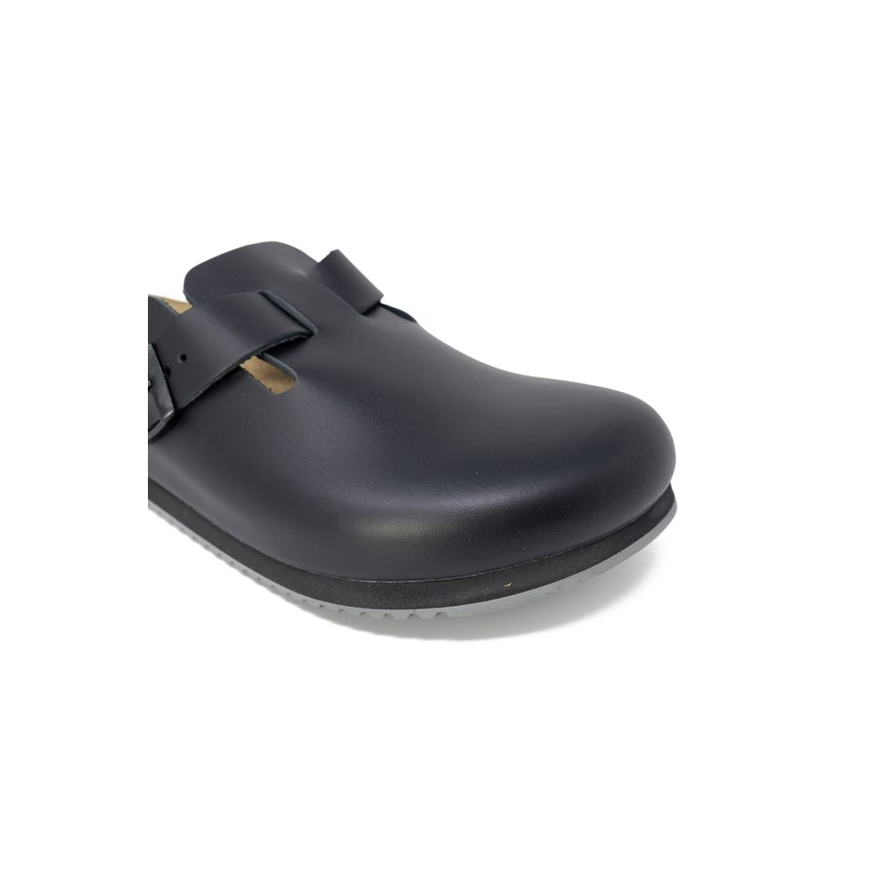 Birkenstock Black Leather Sandal Birkenstock Dark Slate Gray