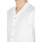 Hamaki-Ho White Linen Shortsleeve HA-13516300008-IT48 | L