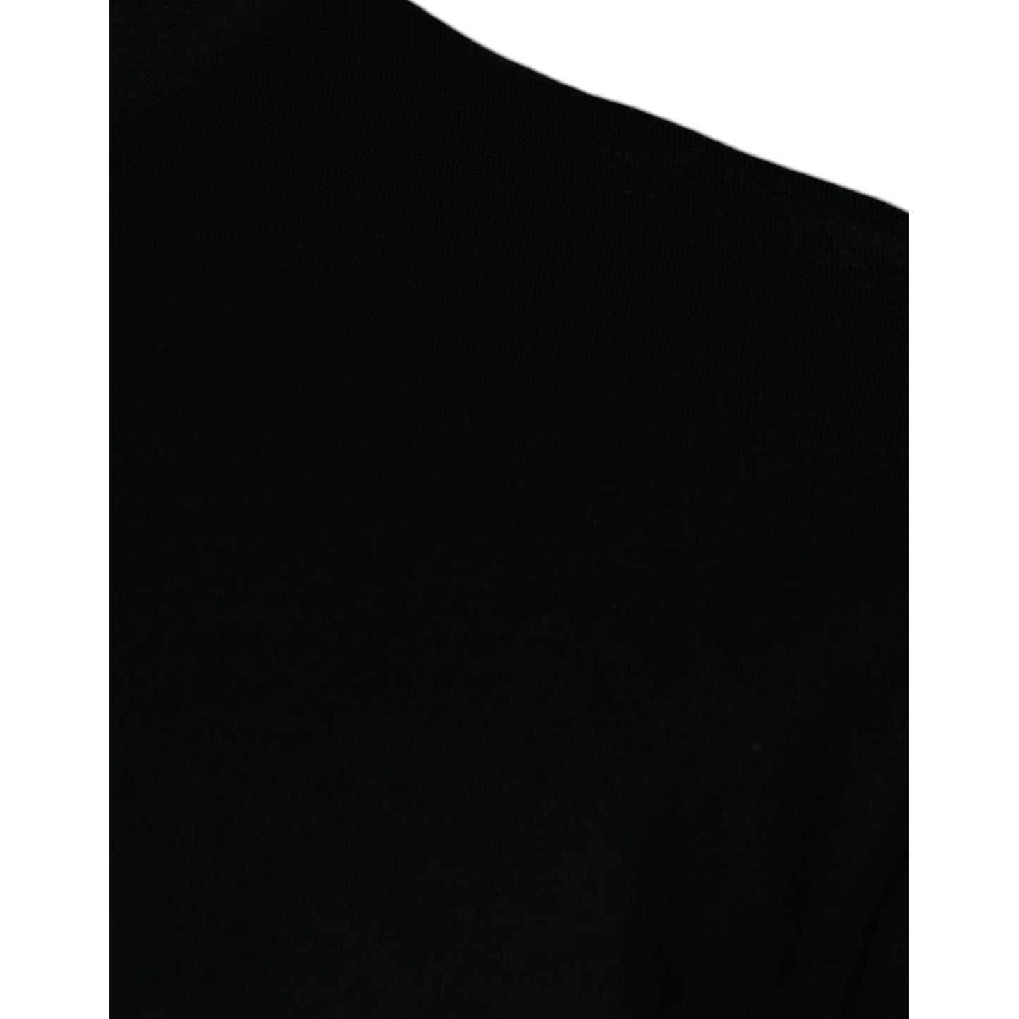 Dolce & Gabbana Black Amore Print Cotton Crew Neck T-shirt Dolce & Gabbana Black