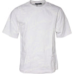 Dolce & Gabbana White Logo Print Cotton Crew Neck T-shirt TSH87178-46