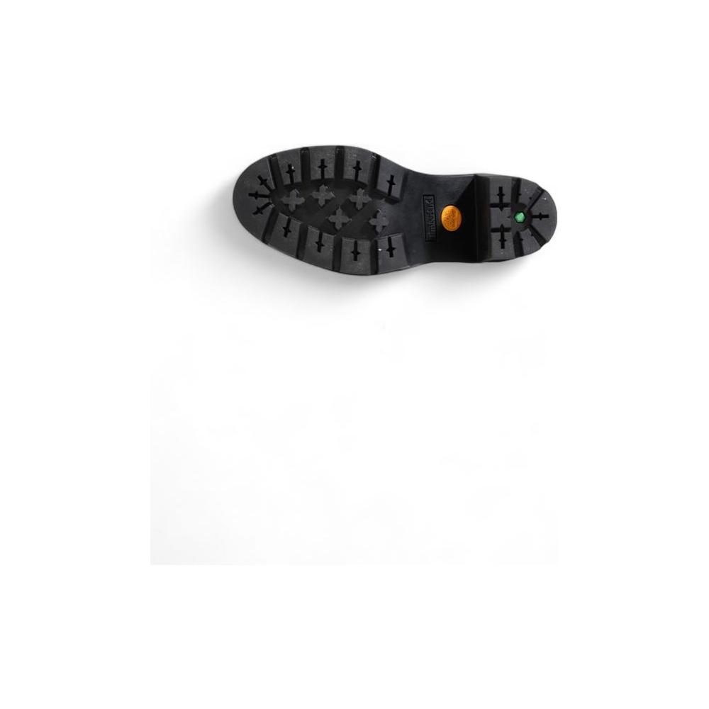 Timberland Black Recycled Leather Sandal Timberland Dark Slate Gray