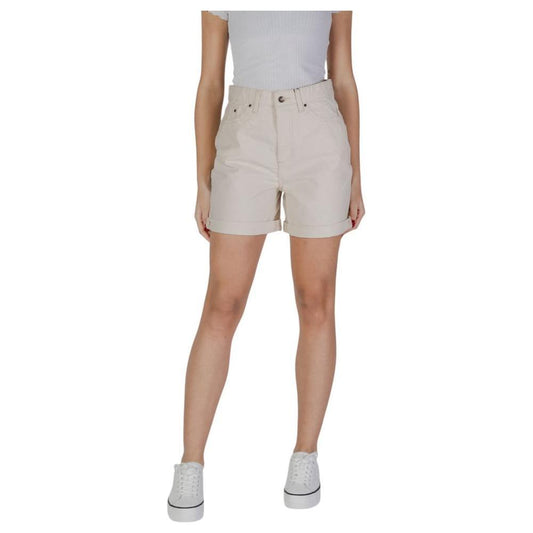 B.Young Beige Cotton Short