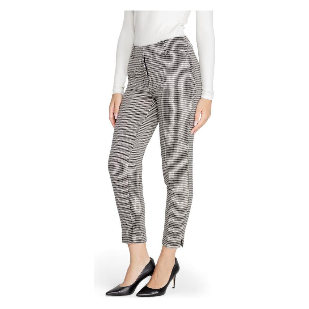Only Black Polyester Jeans & Pant Only Light Gray