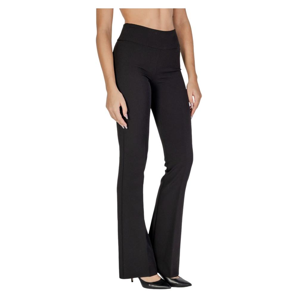 Sandro Ferrone Black Polyester Jeans & Pant Sandro Ferrone Tan