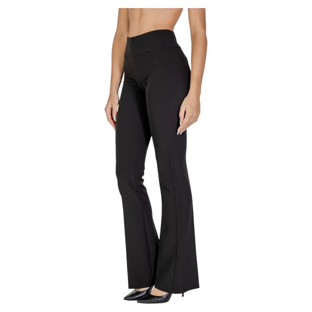 Sandro Ferrone Black Polyester Jeans & Pant Sandro Ferrone Tan
