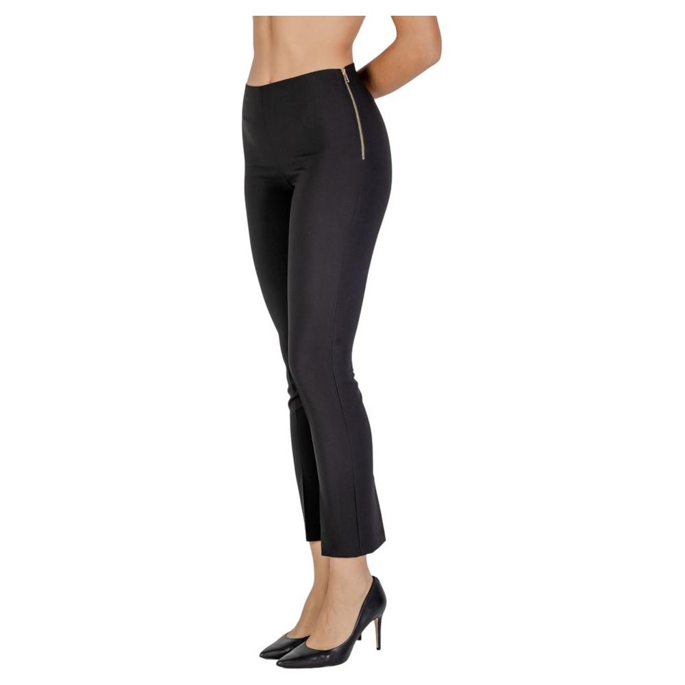 Sandro Ferrone Black Polyester Jeans & Pant Sandro Ferrone Tan
