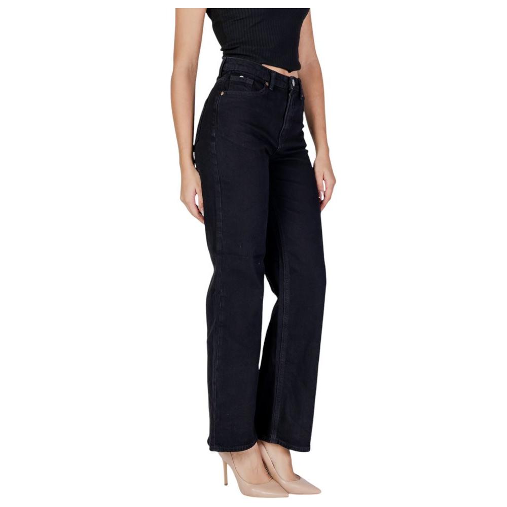 Vero Moda Black Cotton Jeans & Pant Vero Moda Tan