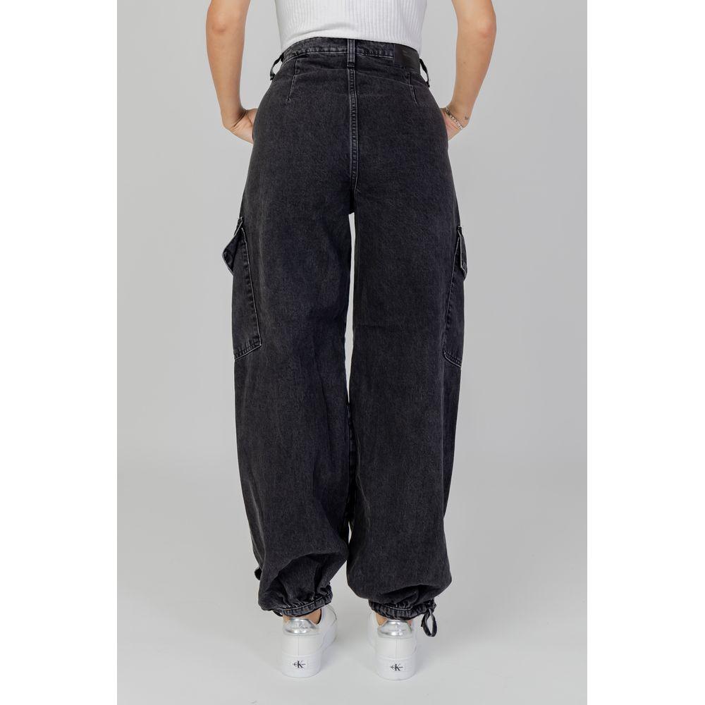 Only Black Cotton Jeans & Pant Only Gray