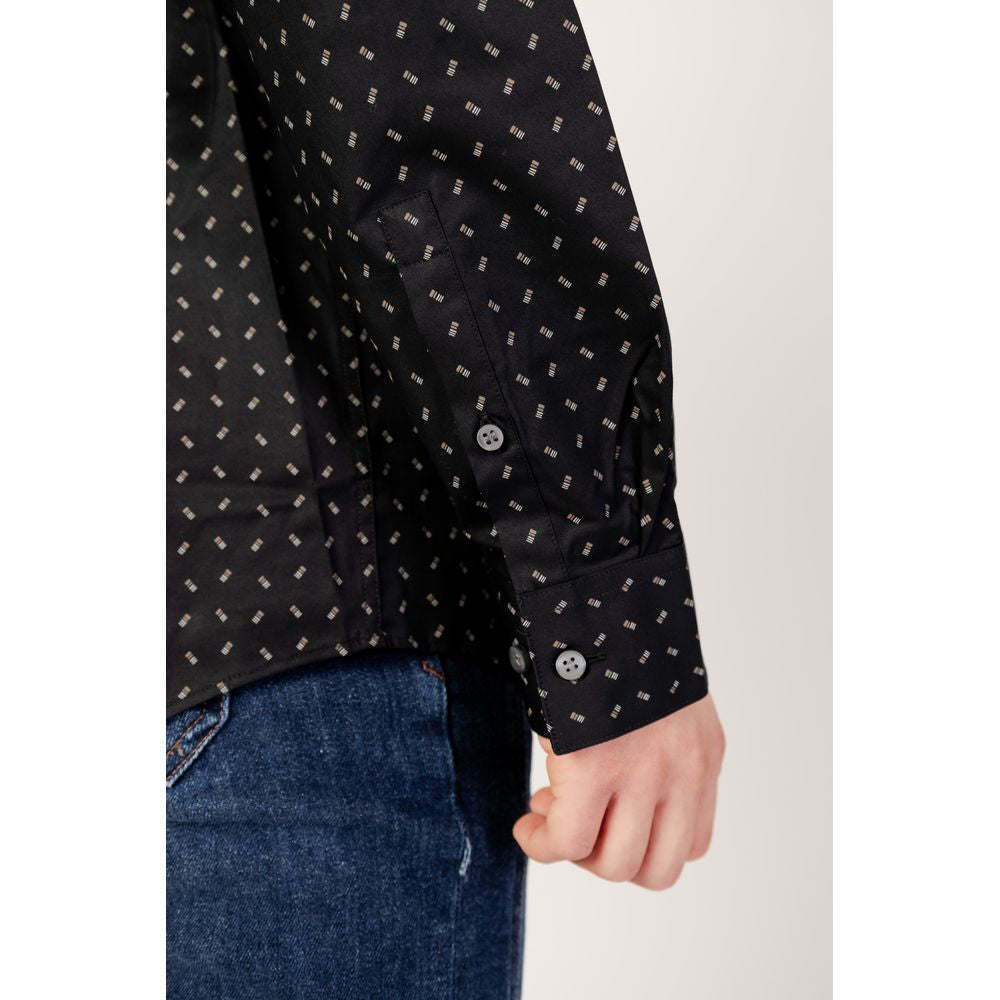 Calvin Klein Black Cotton Shirt Calvin Klein Black
