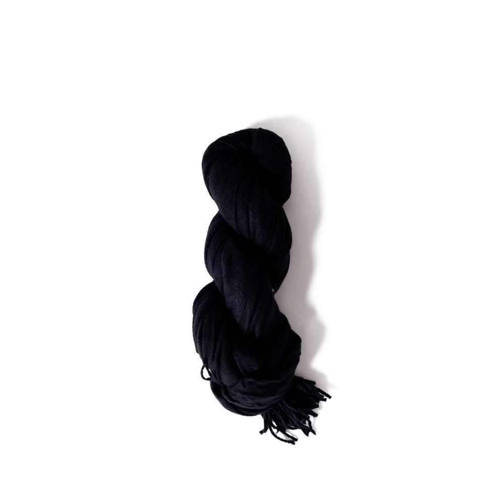 Antony Morato Black Polyester Scarf Antony Morato Black