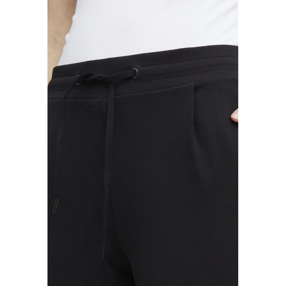ICHI Black Polyester Pant
